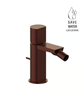 BORGIA 89103B - Countertop single handle stainless steel bidet mixer by Rubinetterie Frattini - view 3